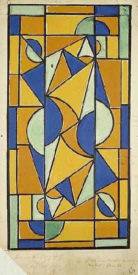 Theo van Doesburg Color design for Dance II. China oil painting art